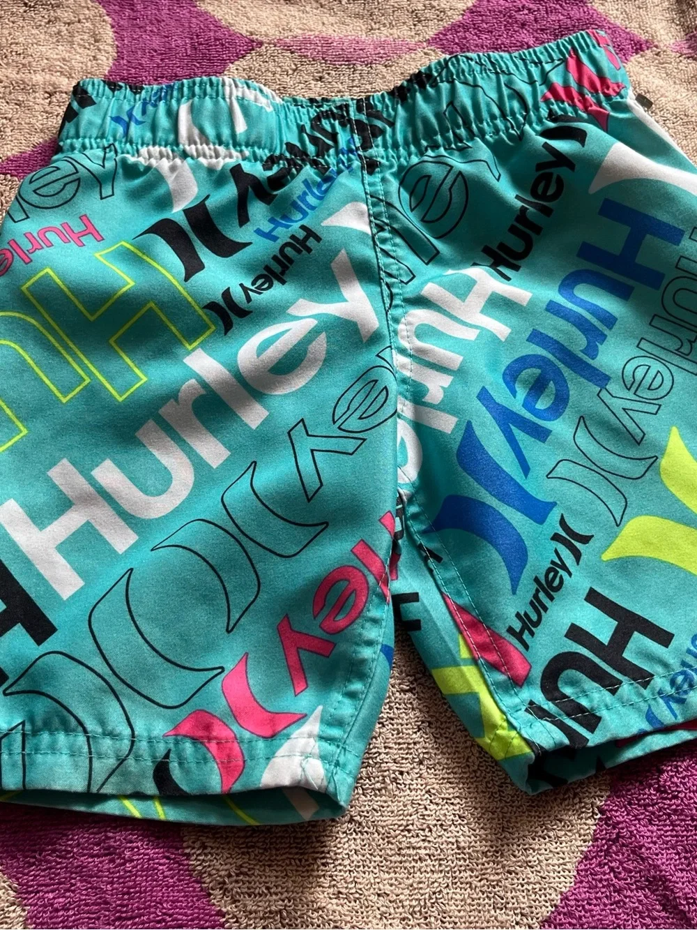Hurley Toddler Boys Wordmark Swim Trunks